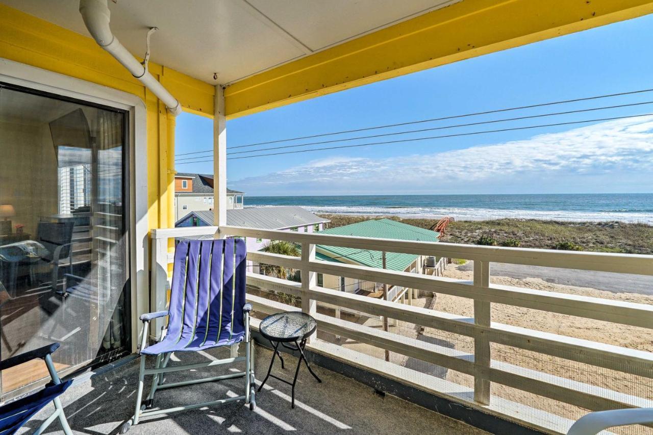 Apartamento Breezy Beach Retreat With 180-Degree Ocean Views! Carolina Beach Exterior foto