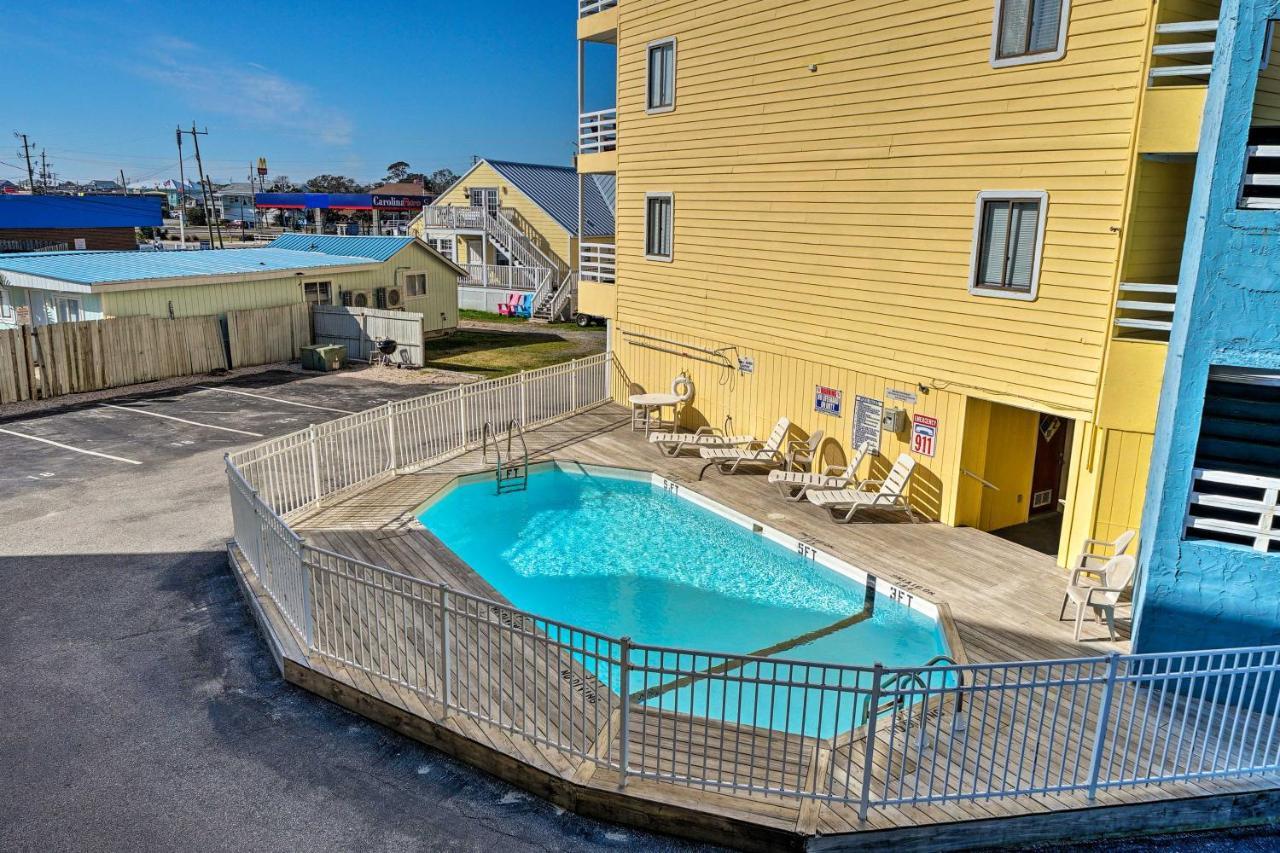 Apartamento Breezy Beach Retreat With 180-Degree Ocean Views! Carolina Beach Exterior foto